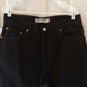 Levi's Black Relaxed Fit Jeans 34x32